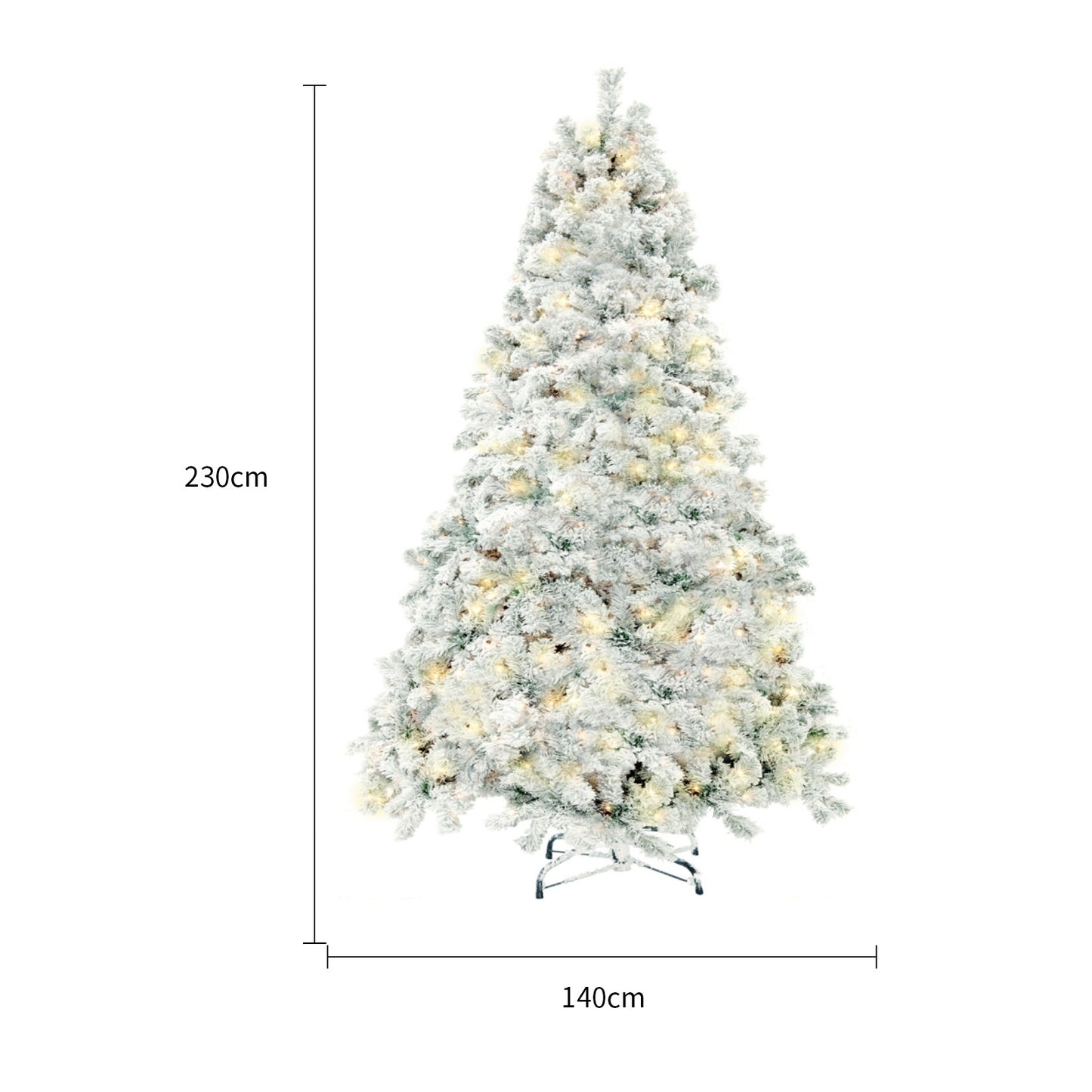 Artificial Pre-Lit Christmas Tree/Artificial Snow Tree 6ft/7.5ft