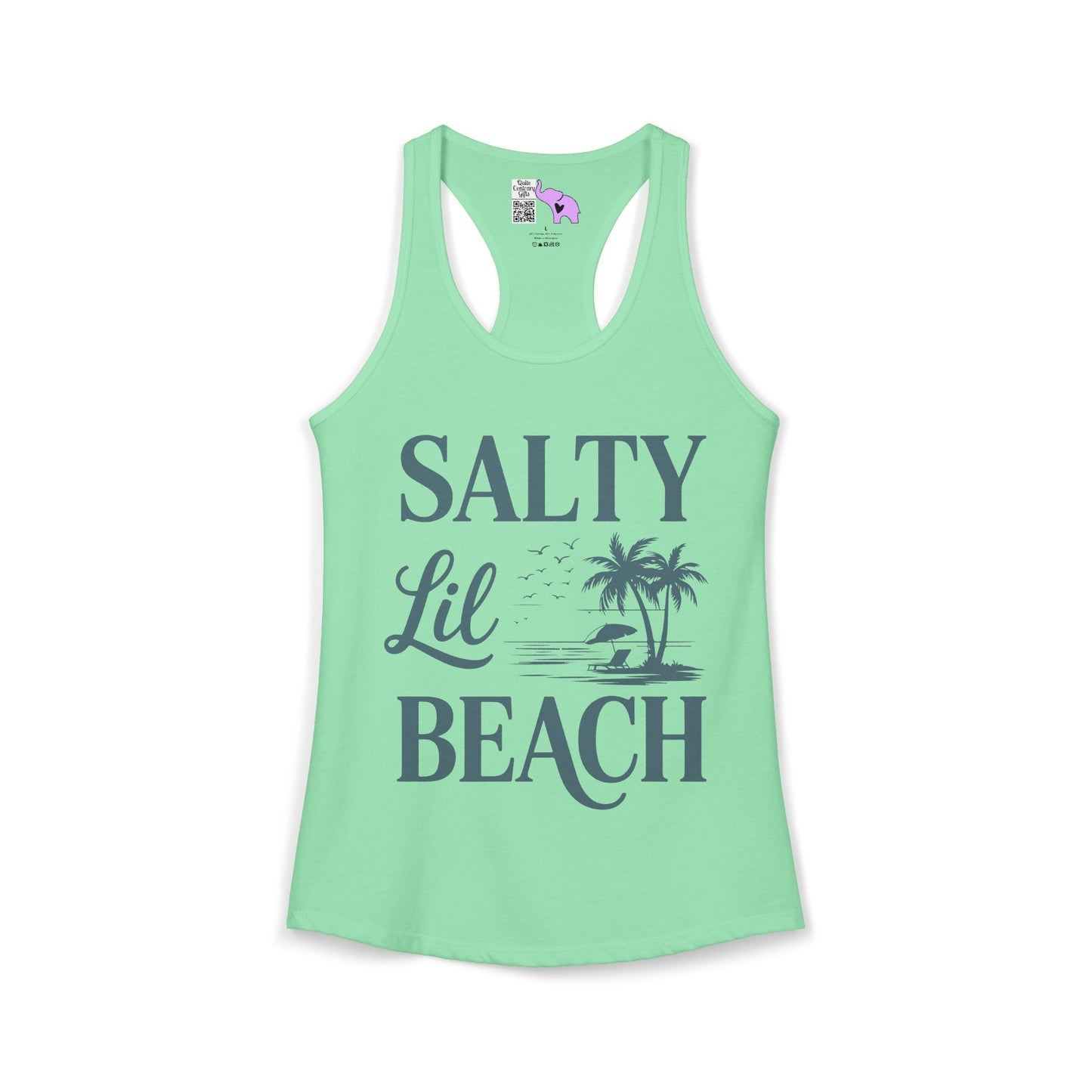 Salty Lil' Beach Women's Ideal Racerback Tank