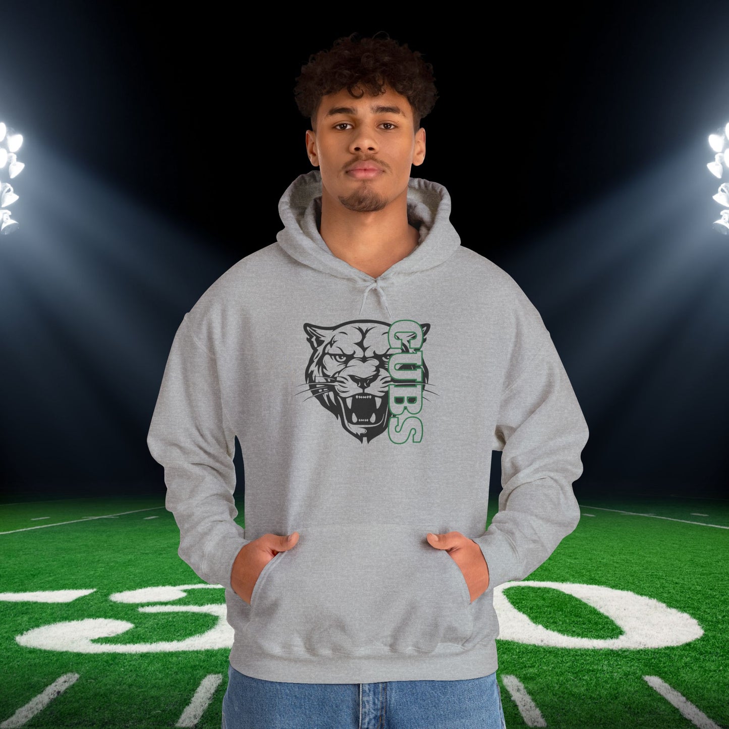 Brenham Cubs Mascot Adult Heavy Blend™ Hooded Sweatshirt