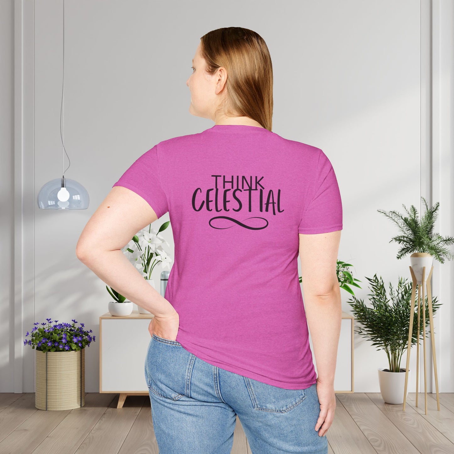 Think Celestial Adult T-shirt