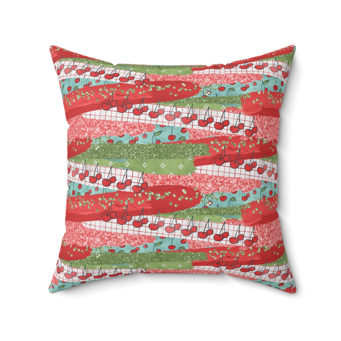Cherry Lane Throw Pillow