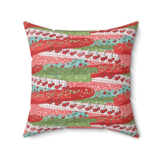 Cherry Lane Throw Pillow