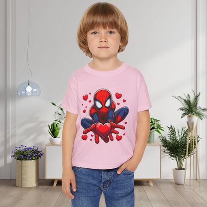 Valentines Spiderman Heavy Cotton™ Toddler T-shirt