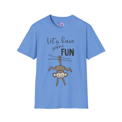 Let's Have Some Fun (Monkey) Adult T-shirt