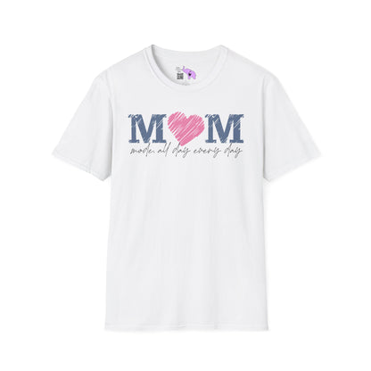 Mom Mode All Day Everyday Adult T-shirt