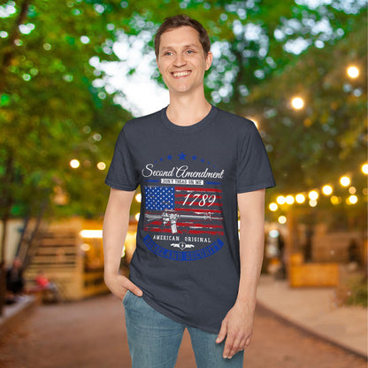 Second Amendment American Original Homeland Security Adult T-Shirt