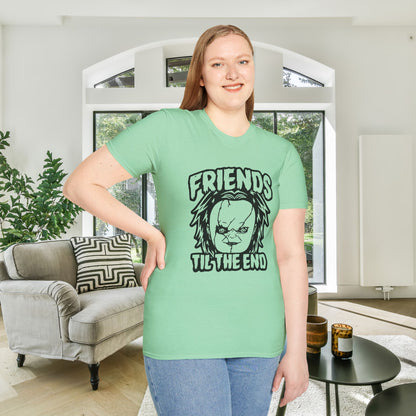 Chucky Friends Til The End Adult T-shirt
