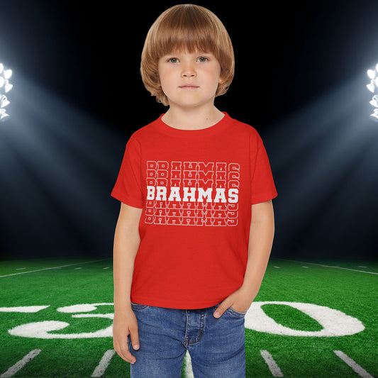 Brahmas (Stacked) Heavy Cotton™ Toddler T-shirt