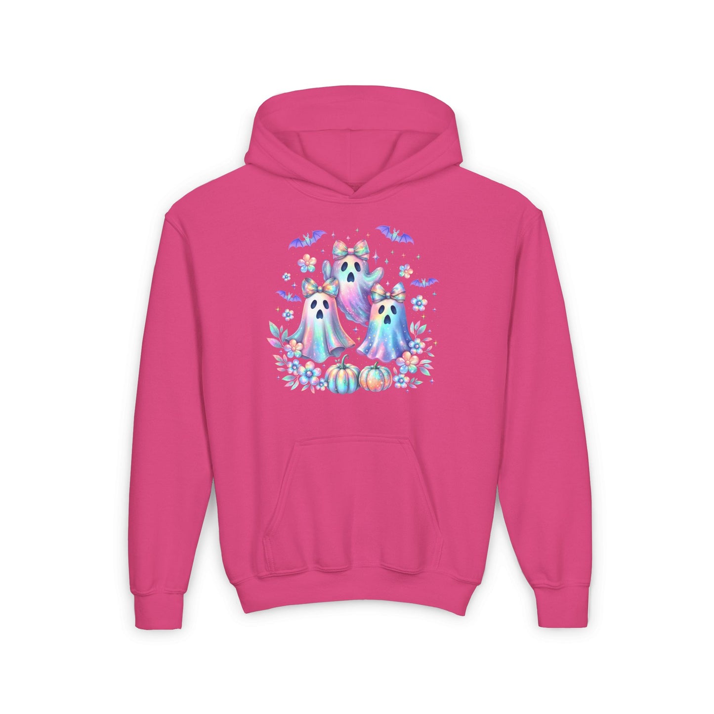 Haunted in Pastels Youth Heavy Blend Hoodie
