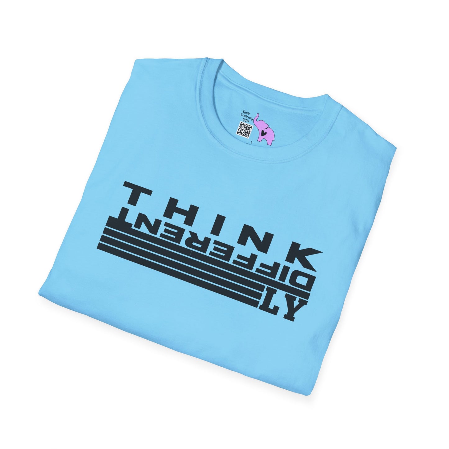 Think Differently Adult T-shirt