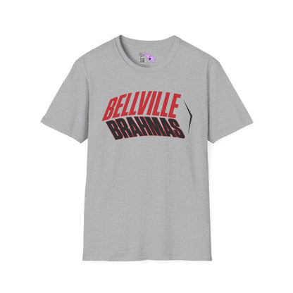 Bellville Brahmas (Angled) Adult T-shirt