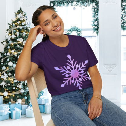 Large Snowflake Adult T-shirt