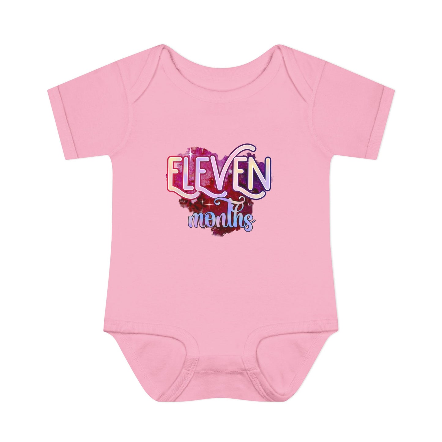 Stardust Baby Milestone Bodysuit-Eleven Months
