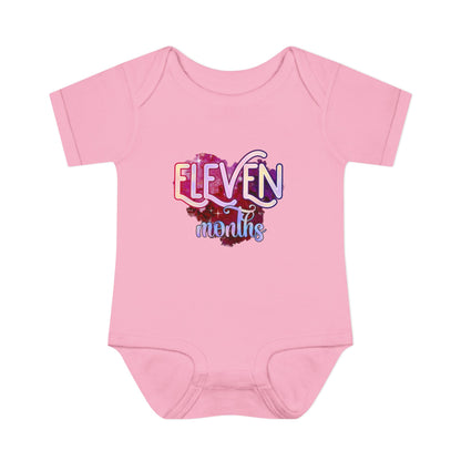 Stardust Baby Milestone Bodysuit-Eleven Months