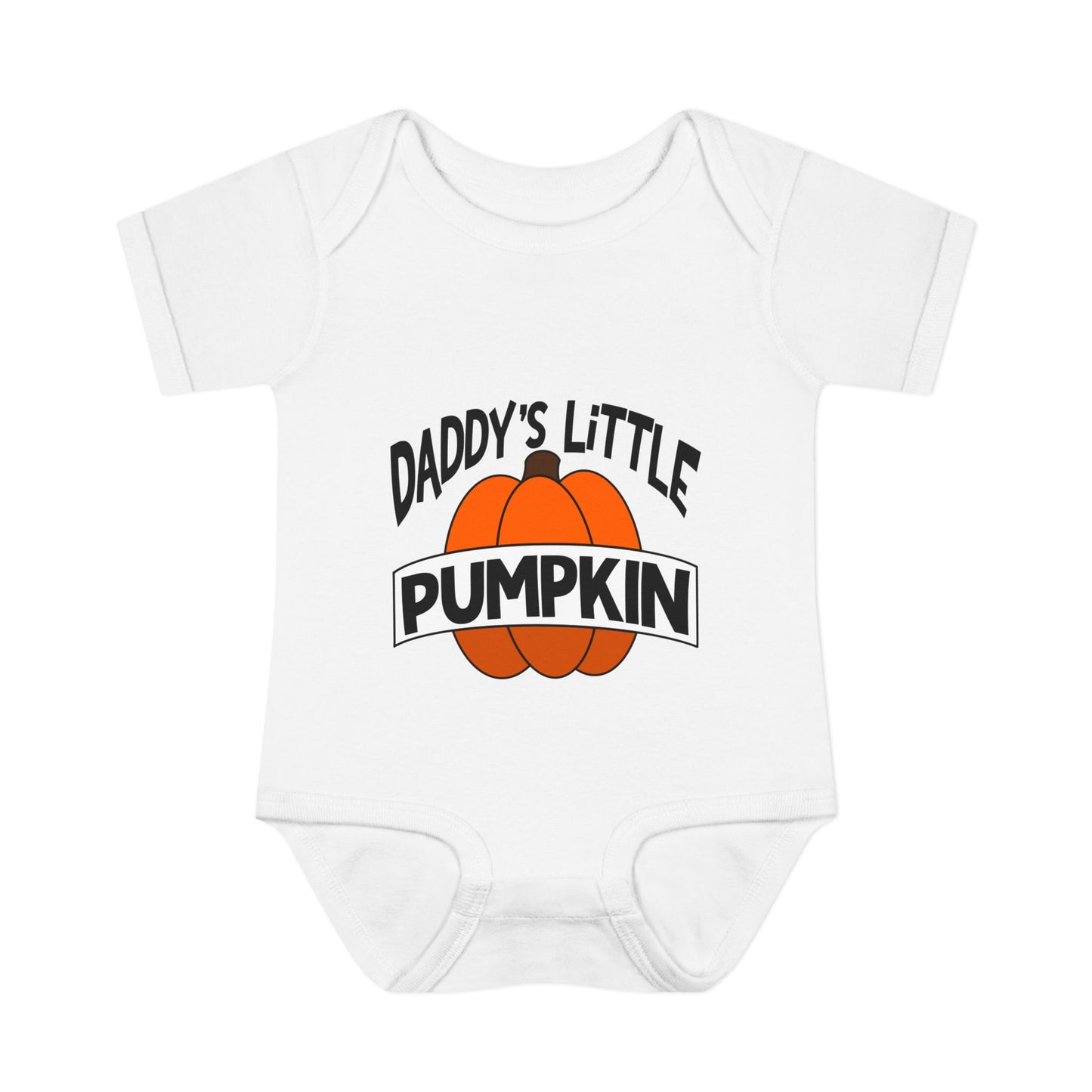 Daddy's Little Pumpkin Infant Baby Rib Bodysuit
