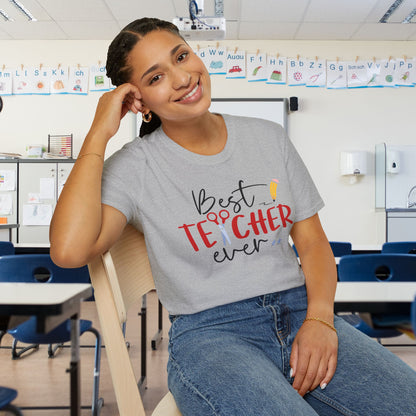 Best Teacher Ever Adult T-shirt