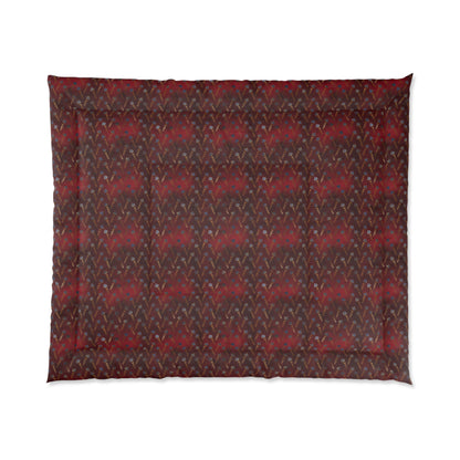 Ruby Night Blossoms Comforter