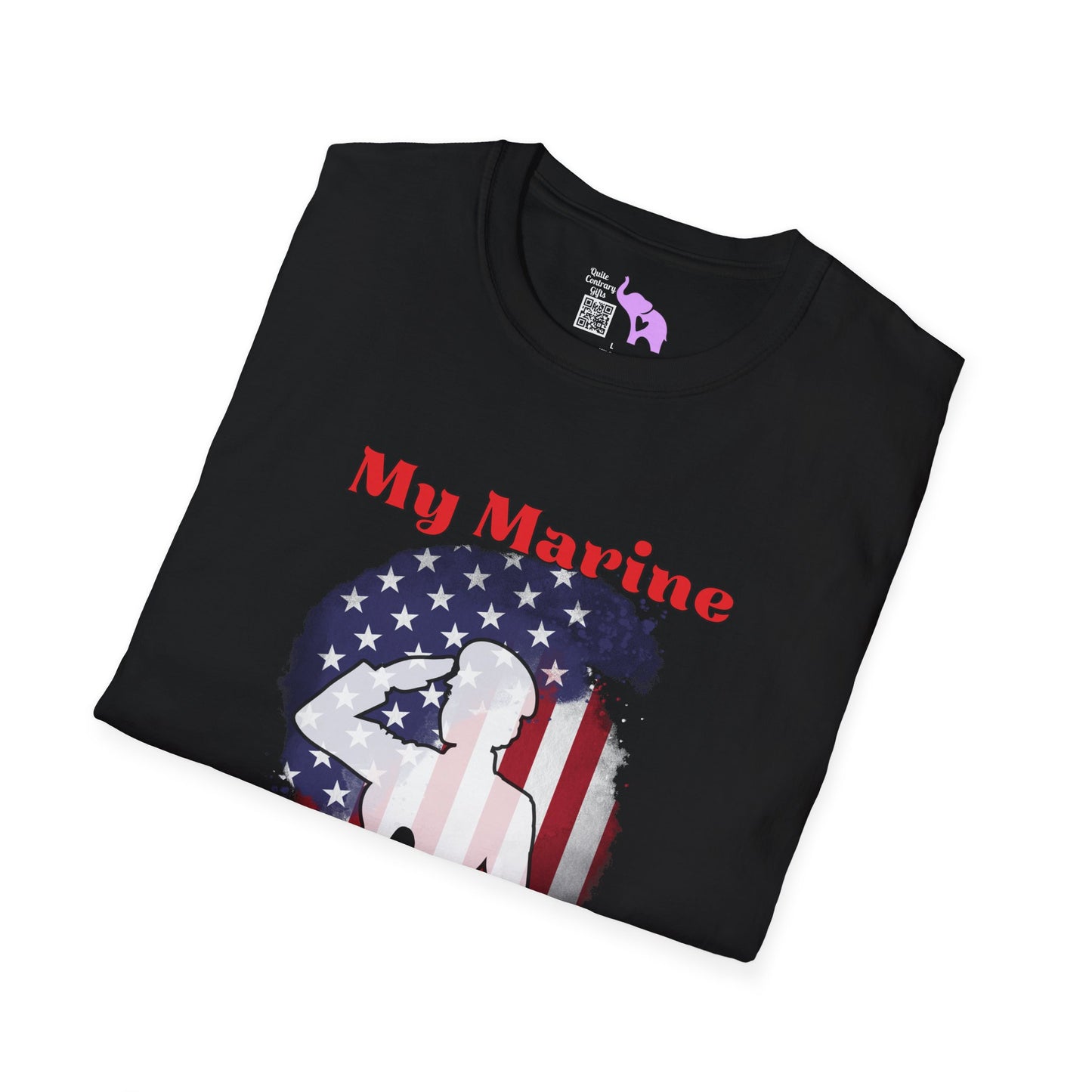 My Marine My Daughter (Mom) Adult T-shirt