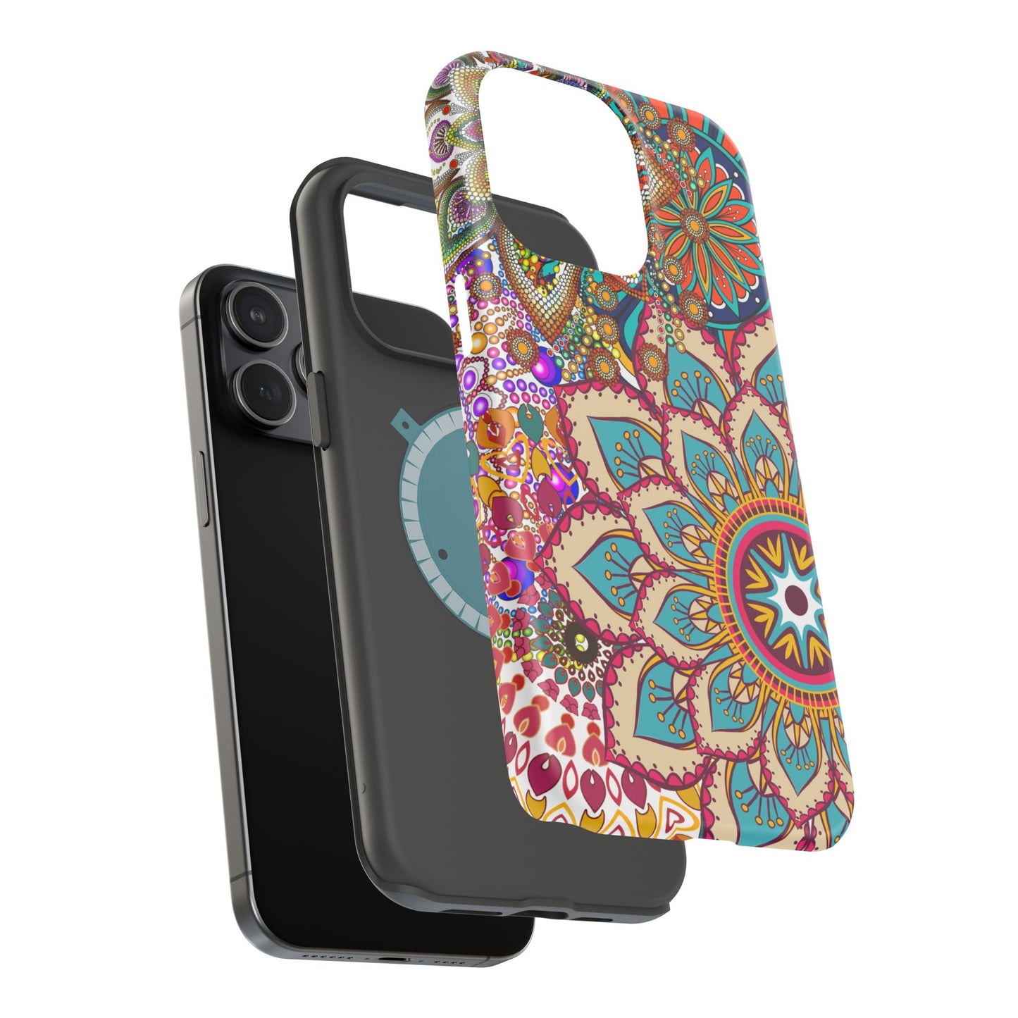 Colorful Mandala MagSafe® Compatible Tough Case for iPhone