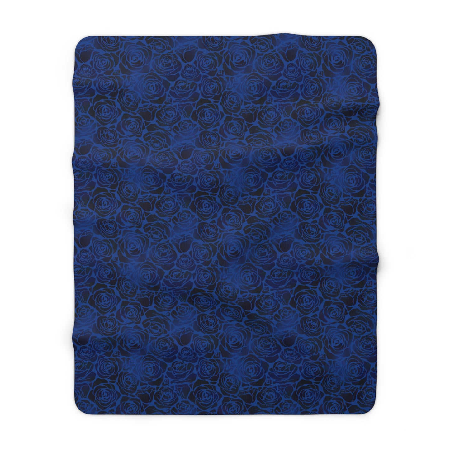 Nocturne Roses Sherpa Fleece Blanket
