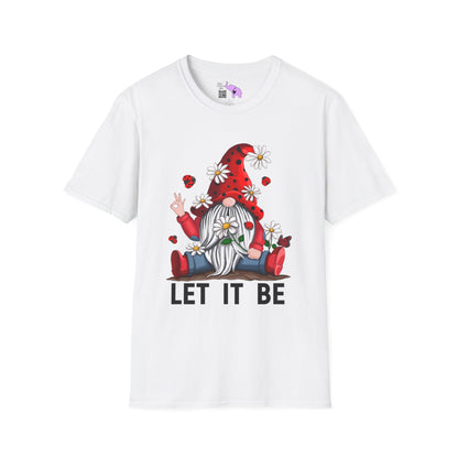 Let It Be Valentine Gnome Adult T-shirt