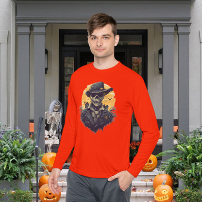 Halloween Scarecrow 2 Adult Long Sleeve Tee