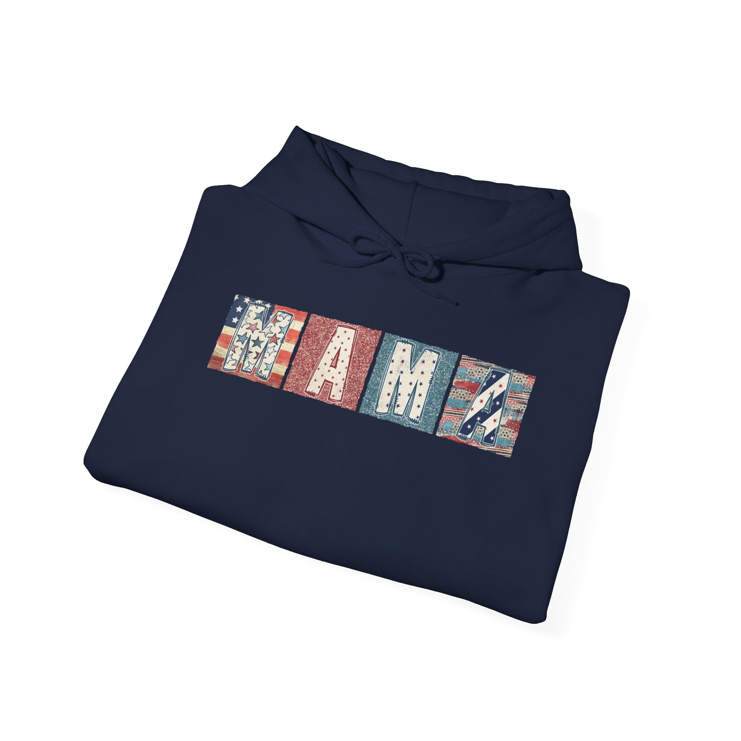 Mama (Patriotic) Heavy Blend™ Hooded Sweatshirt