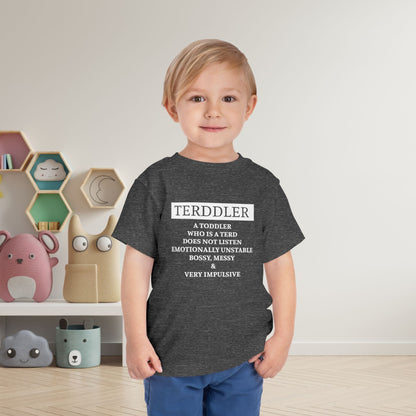 Terddler Definition Toddler Tee