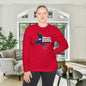 God Made Me Jesus Saved Me Texas Raised Me Adult Long Sleeve Tee