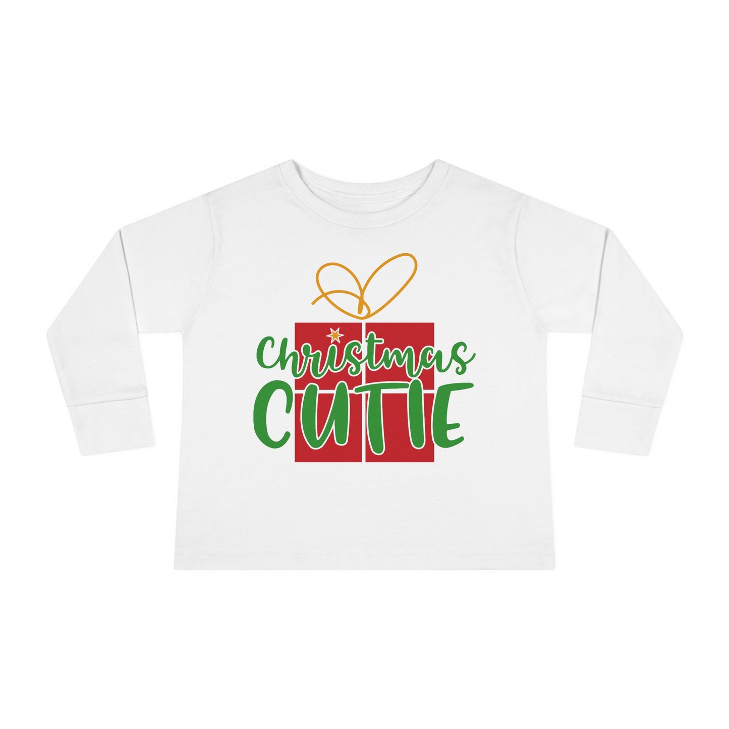 Christmas Cutie Toddler Long Sleeve Tee