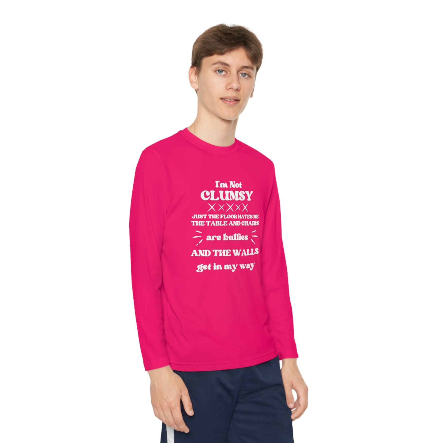 I'm Not Clumsy Youth Long Sleeve Tee