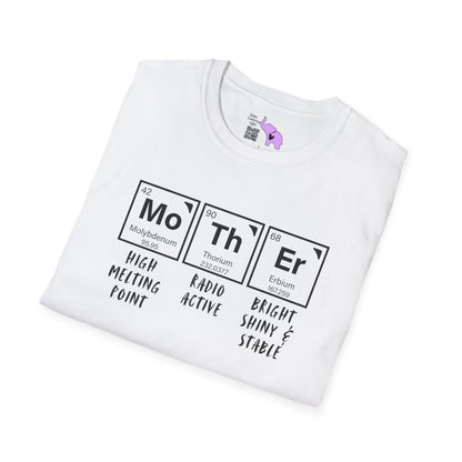 Mother Periodic Table Elements Adult T-shirt