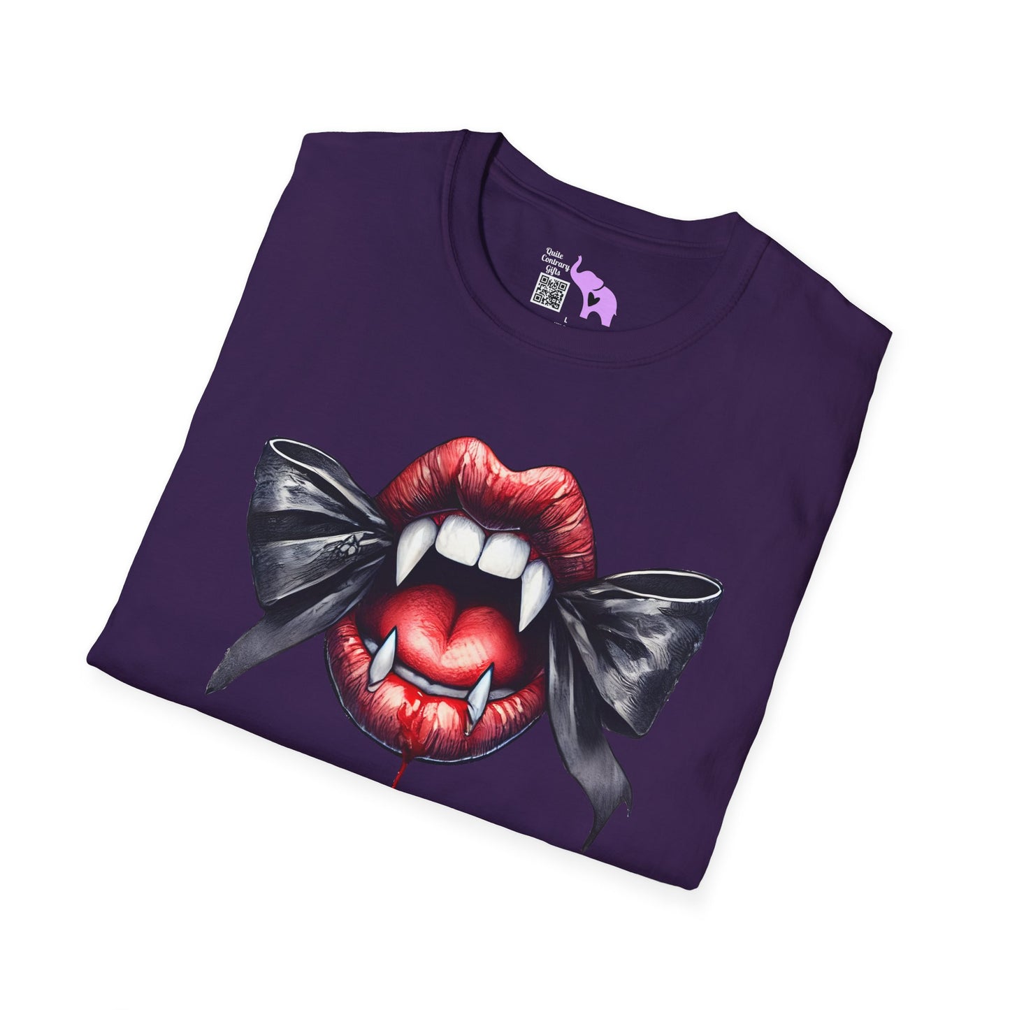 Vampire Mouth Adult T-shirt
