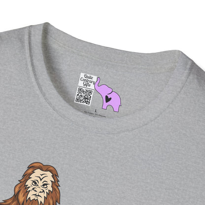 Bigfoot & Alien Adult T-shirt