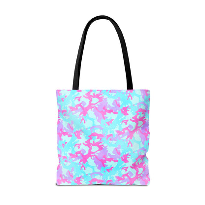 Cotton Candy Camo Canvas Tote Bag