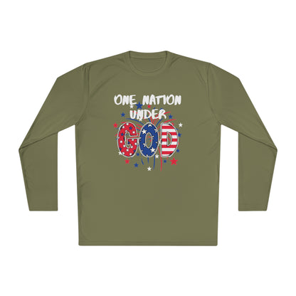 One Nation Under God Unisex Lightweight Long Sleeve Tee