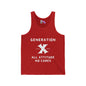 GenX All Attitude No Cares w/Years Adult Unisex Tank
