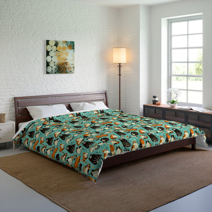 Whimsy Whiskers Comforter