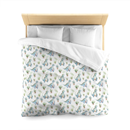 Adorable Dinosaurs Microfiber Duvet Cover