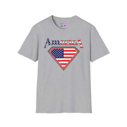 America (Diamond) Adult T-shirt