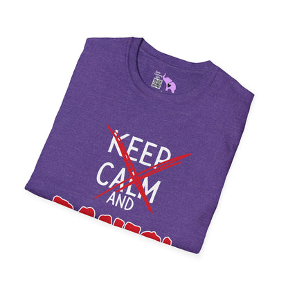 Keep Calm and Panic Adult T-shirt