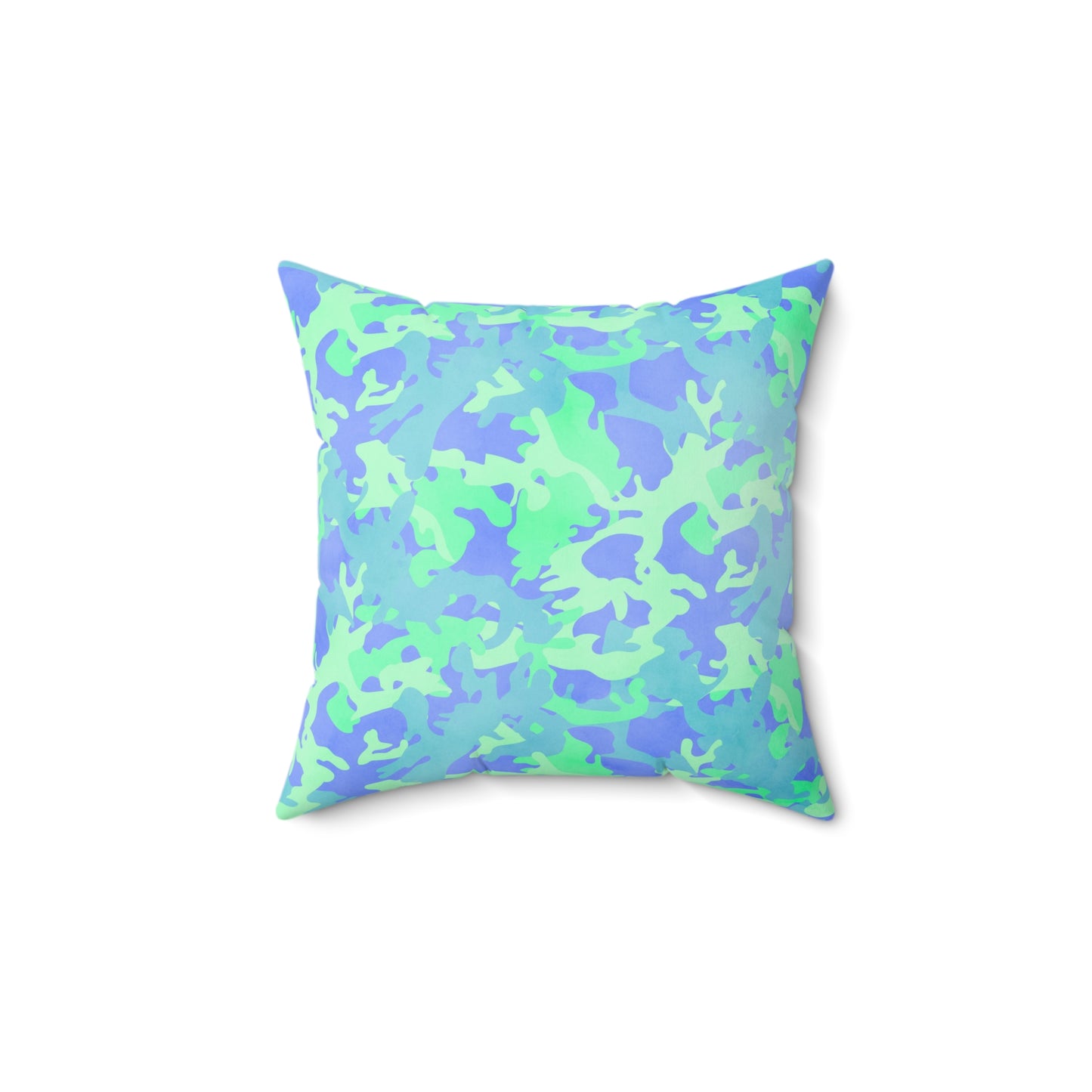 Glacier Grove Camo Throw Pillow