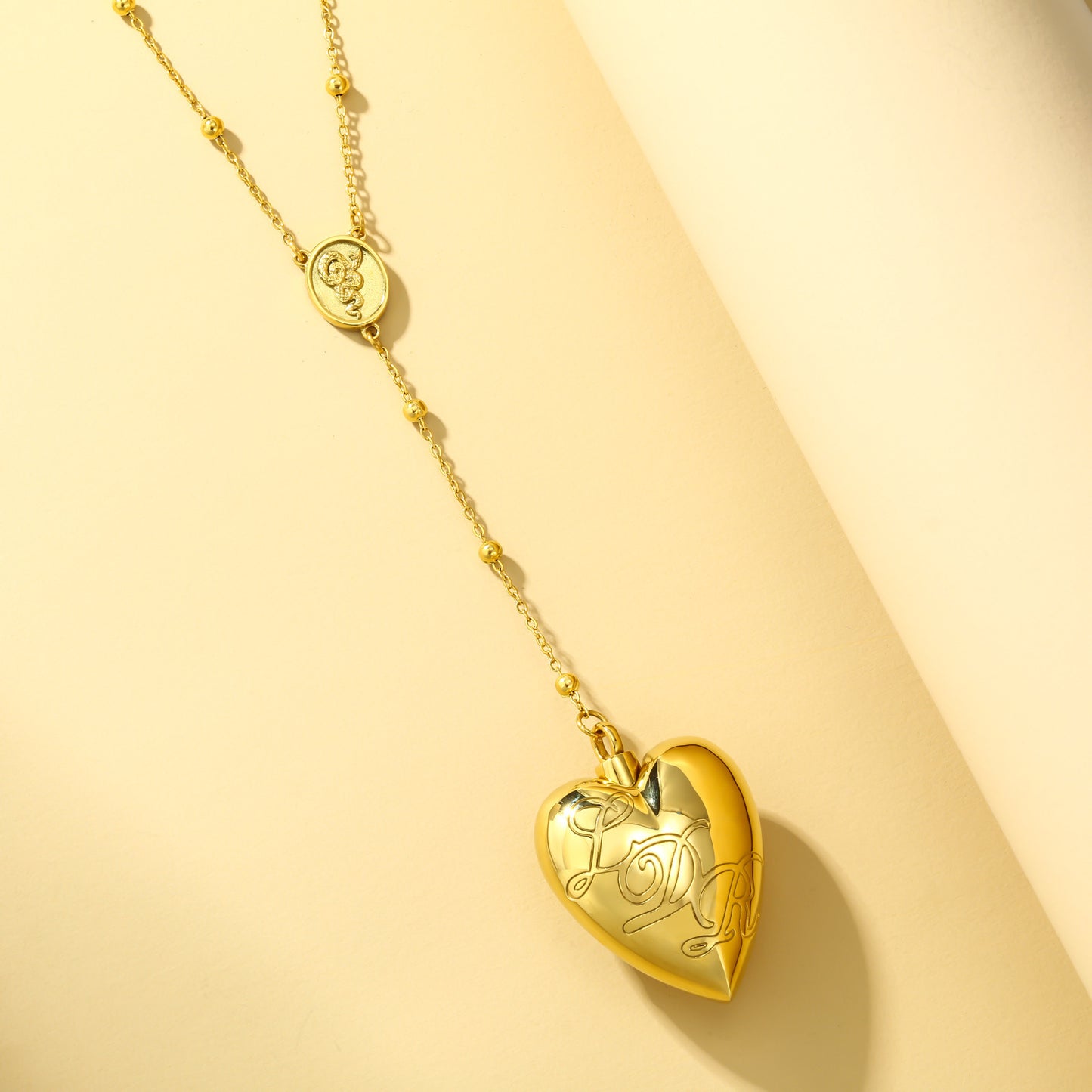 Detachable Love Necklace With Snake Carving