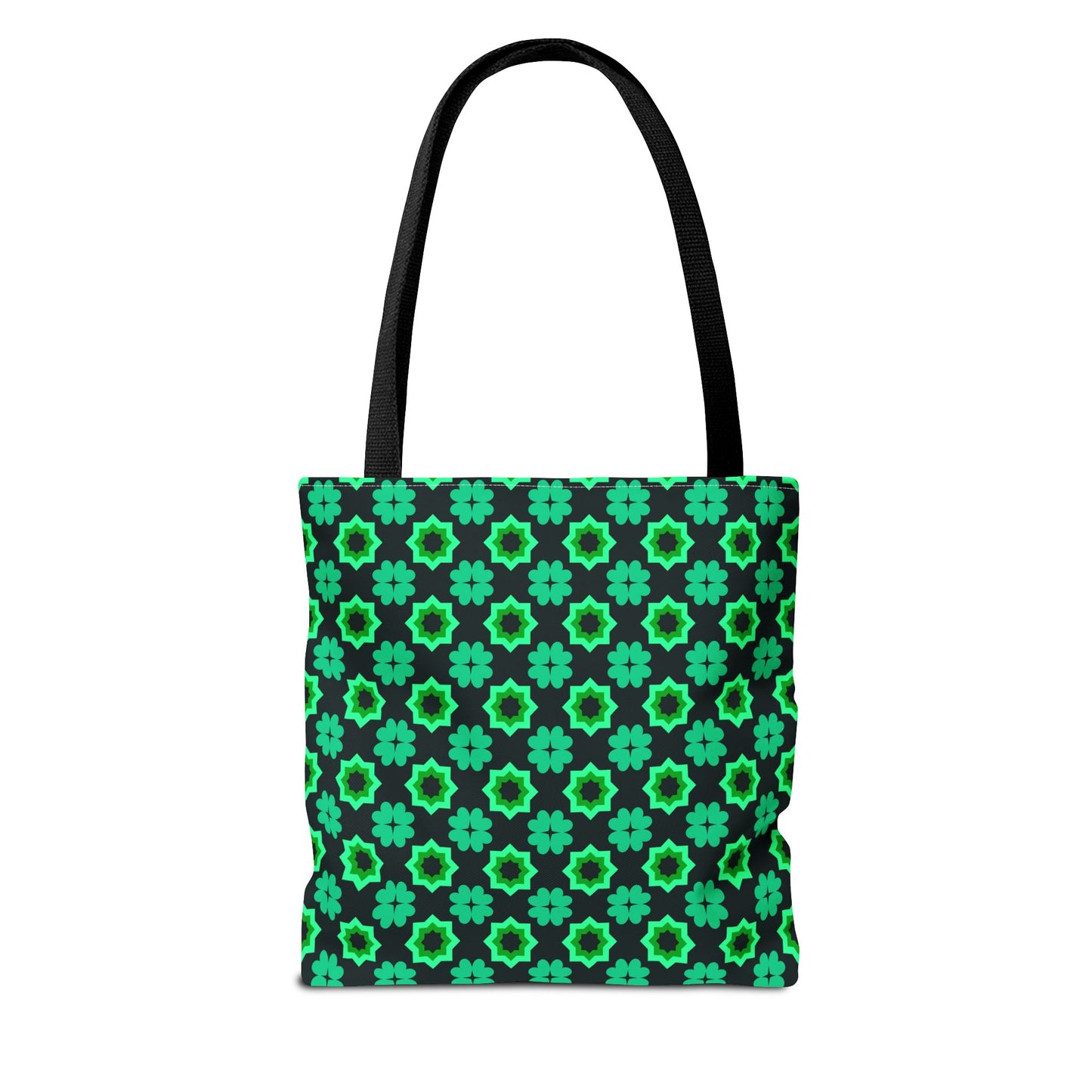 Clover Bloom Burst Canvas Tote Bag