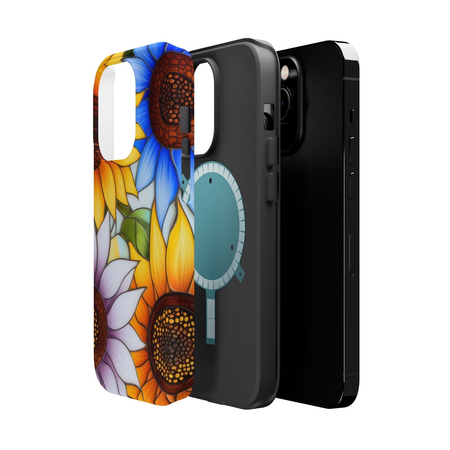 Colorful Sunflowers MagSafe® Compatible Tough Case for iPhone