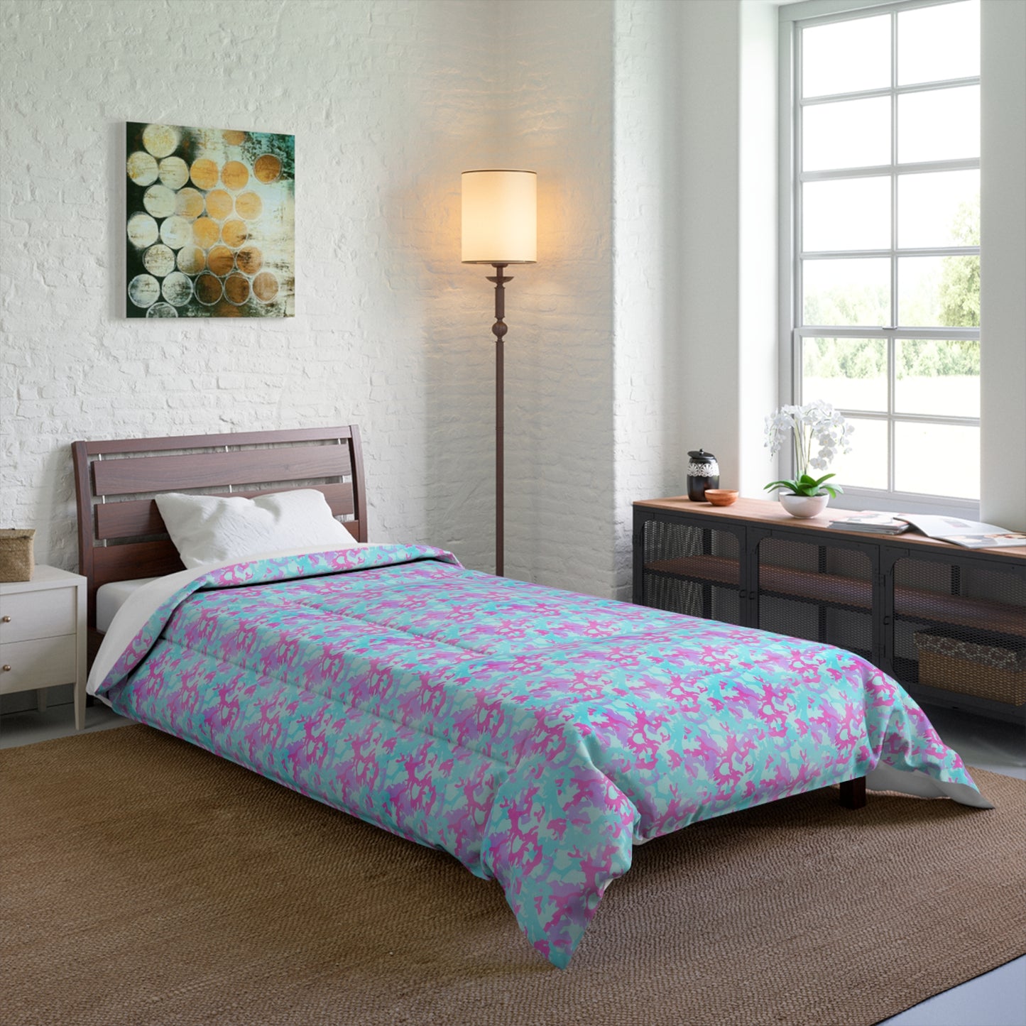 Cotton Candy Camo Basic Bedding Set