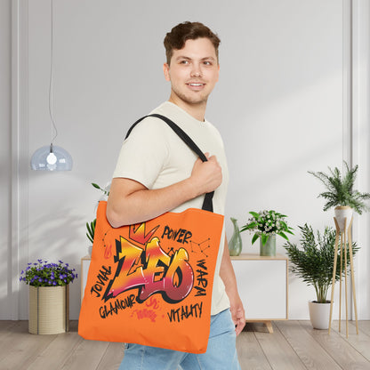 Leo Street Art Canvas Tote Bag