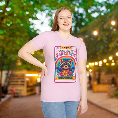 Little Ray of Sarcastic Sunshine Adult T-shirt