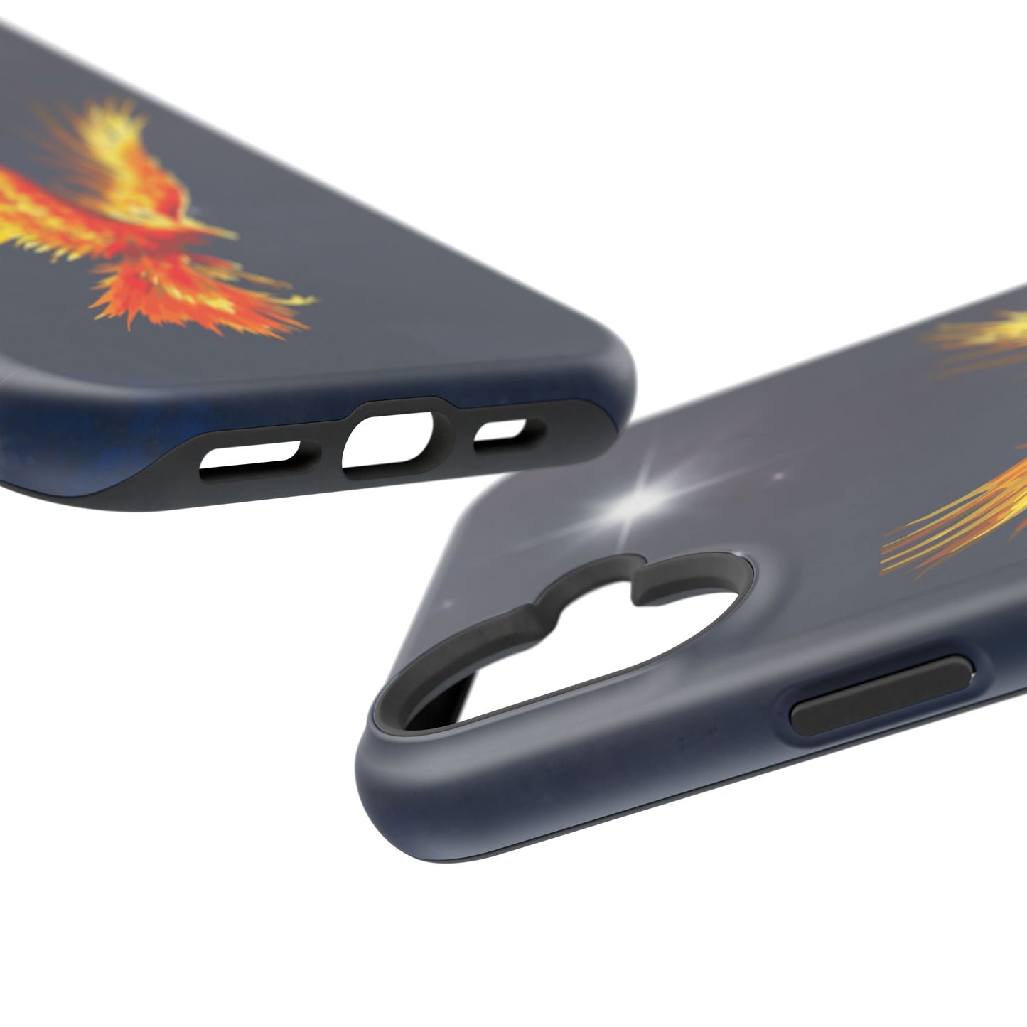 Phoenix Over Nebula MagSafe® Compatible Tough Case for iPhone