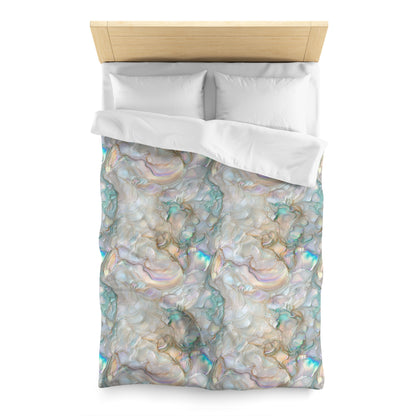 Green Opalescent Dreams Microfiber Duvet Cover